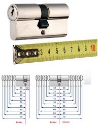 cilinderslot verschillende maten