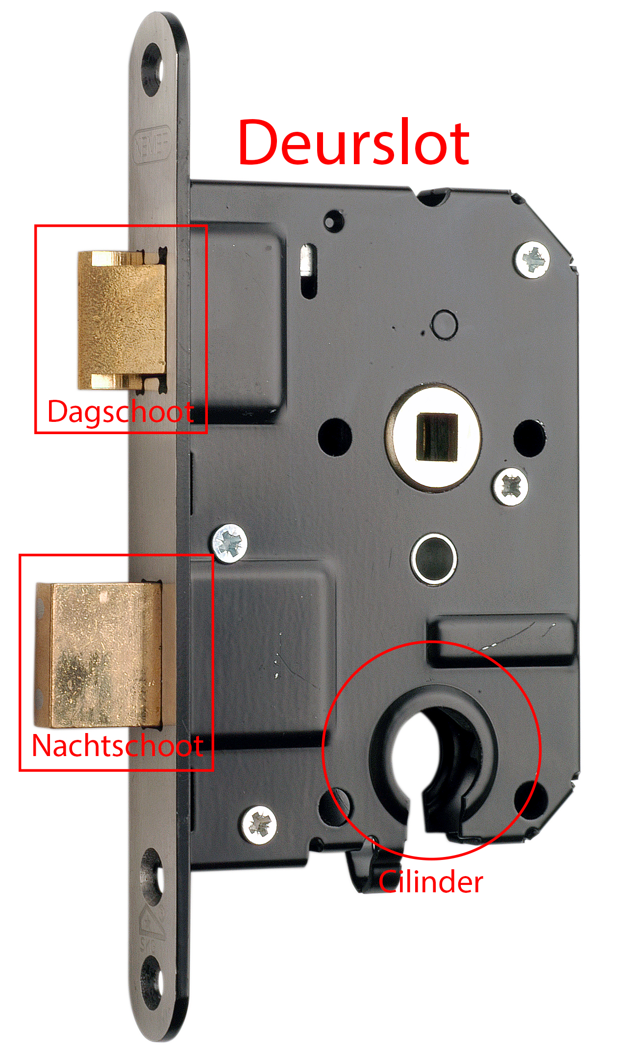 nemef slot demonteren