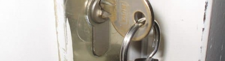 sleutel vast in slot