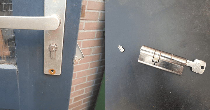voordeur slot kapot